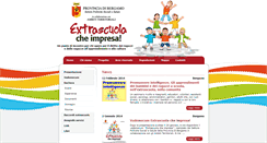 Desktop Screenshot of extrascuola.provincia.bergamo.it