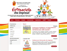 Tablet Screenshot of extrascuola.provincia.bergamo.it