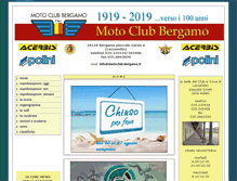 Tablet Screenshot of motoclub.bergamo.it