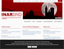 Tablet Screenshot of inarsind.bergamo.it